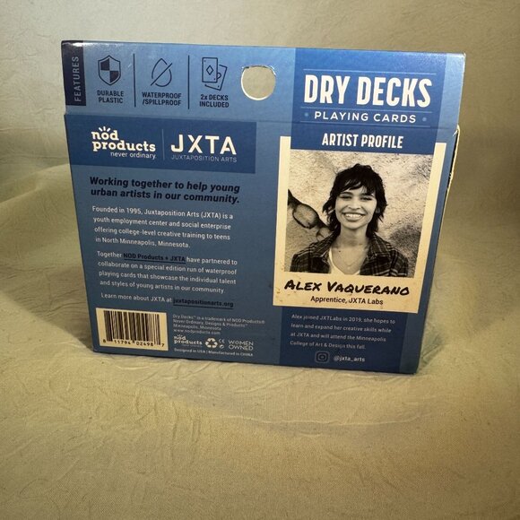 Nod Products Waterproof Dry Decks Playing Cards - JXTA Collaboration Dogs - Picture 2 of 3